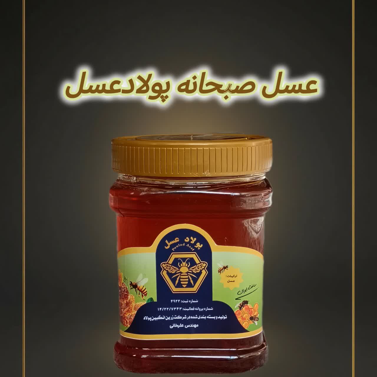 IMG_20251214_215953_304 عسل صبحانه پولاد عسل ۹٠٠ گرمی - Image 1